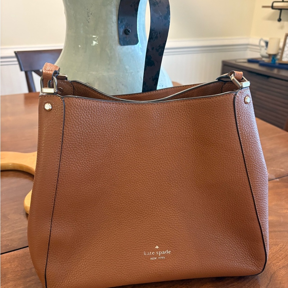 Kate Spade Tan Leather Shoulder Bag
